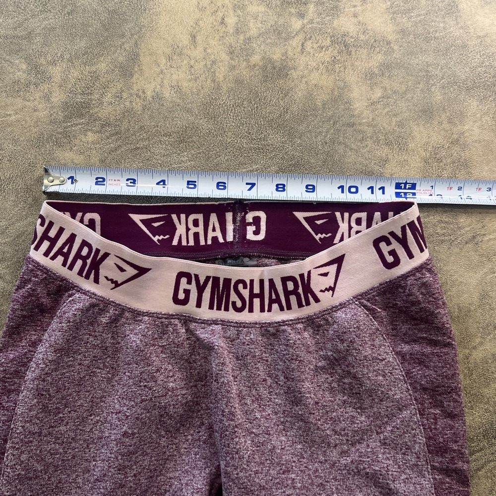 Gymshark Flex Shorts Size M Purple DRY 6" Stretch Biker - Picture 5 of 8